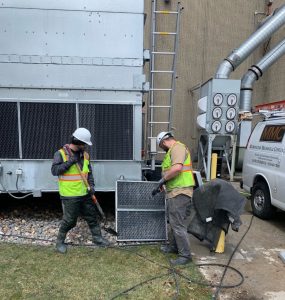 Spring Cleaning of a Cooling Tower